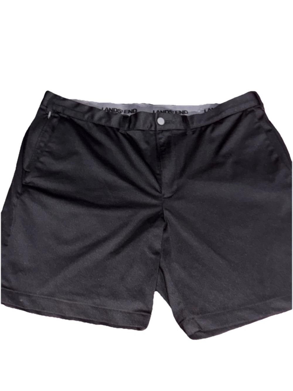 Lands' End Men's Athletic Golf Shorts Black Size 40